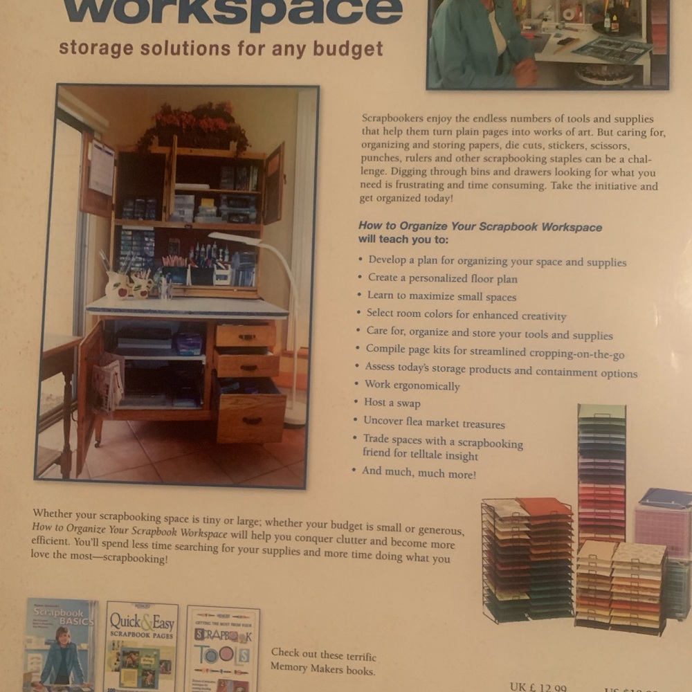 Scrapbook Workspace Storage Solutions - Picture 2 of 3